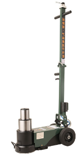 汽修店卡車維修氣動千斤頂安全作業